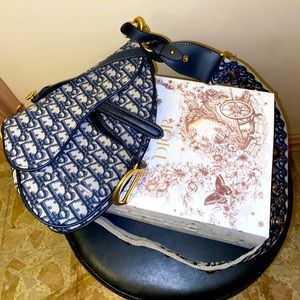 REAL DIOR SADDLE BAG WITH STRAP⭐️